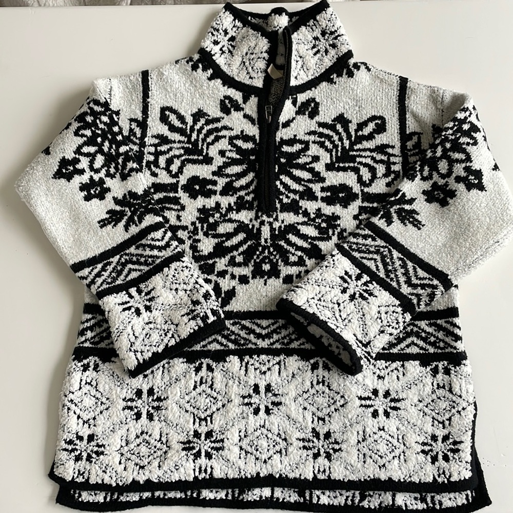 Anthropologie Fleece Half Zip